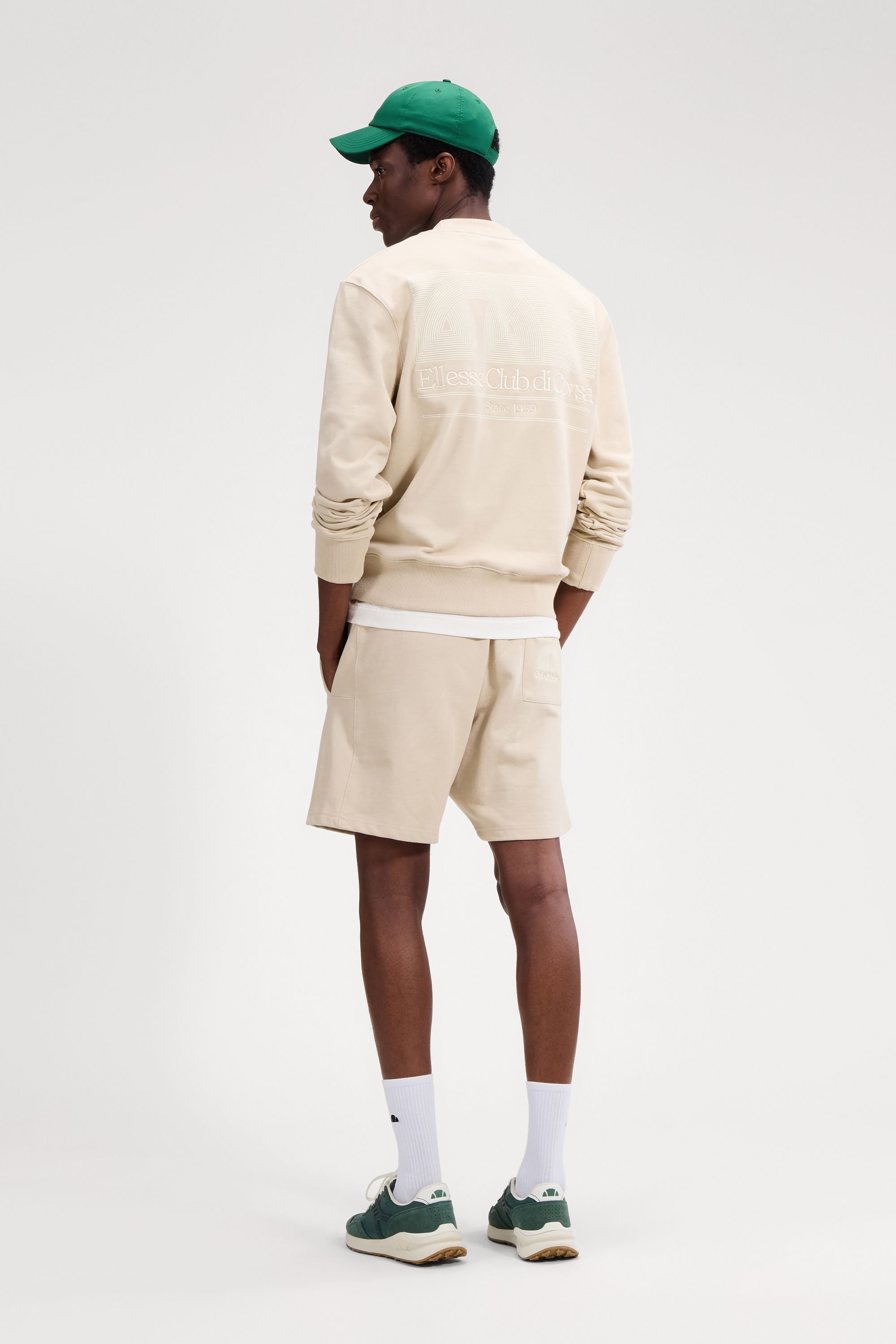 Ellesse Ellesse Men's Club Di Corsa Sweatshirt in Stone - 4