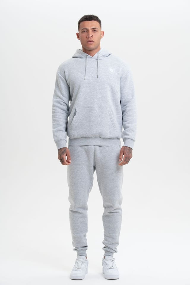 Discipline 365 Discipline 365 Men's Discipline Unisex Hoodie with Pockets in Light Grey - 2