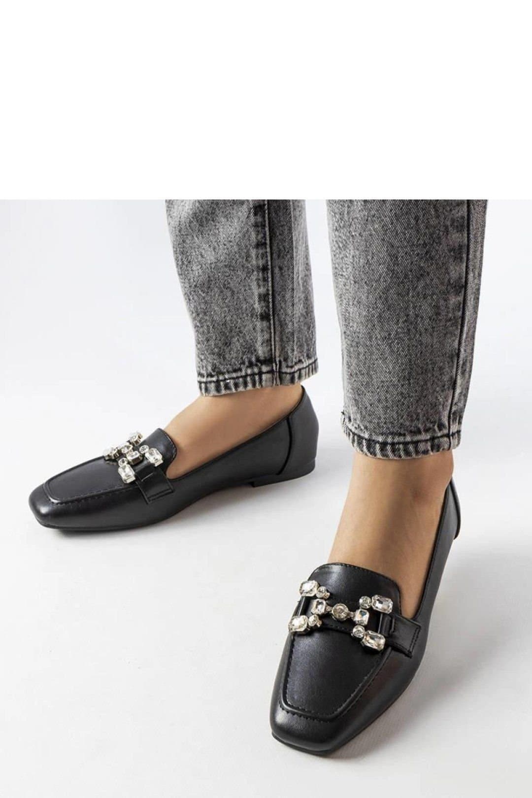 Love Lace Love Lace Black Zircon Moccasins