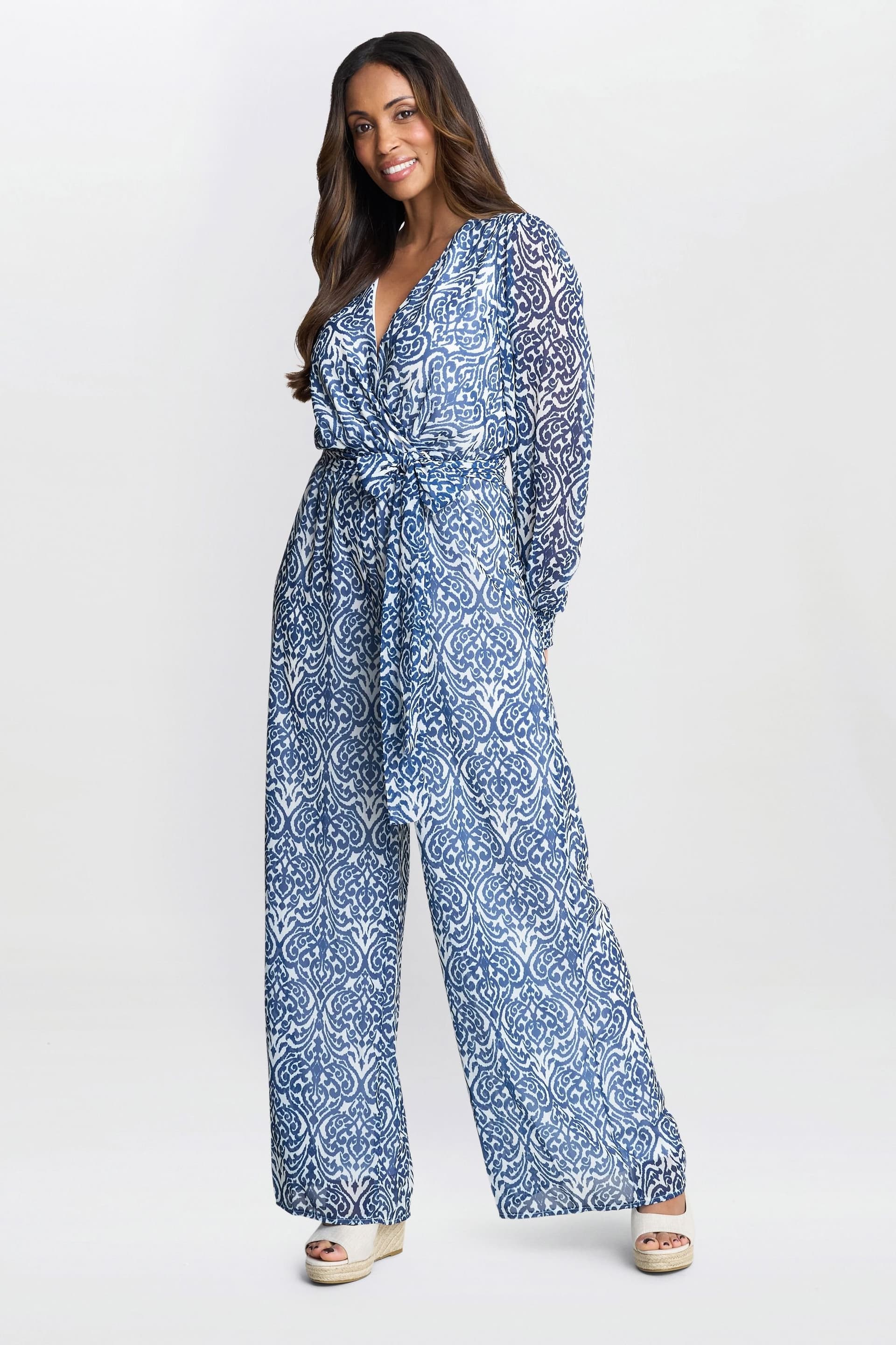 Gina Bacconi Gina Bacconi Women's Kourtney Chiffon Jumpsuit