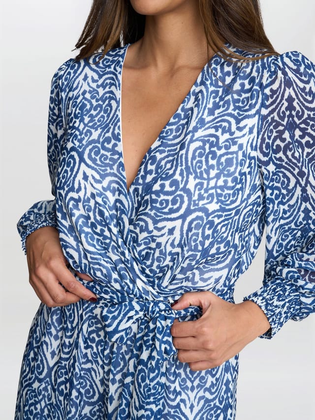 Gina Bacconi Gina Bacconi Women's Kourtney Chiffon Jumpsuit - 3