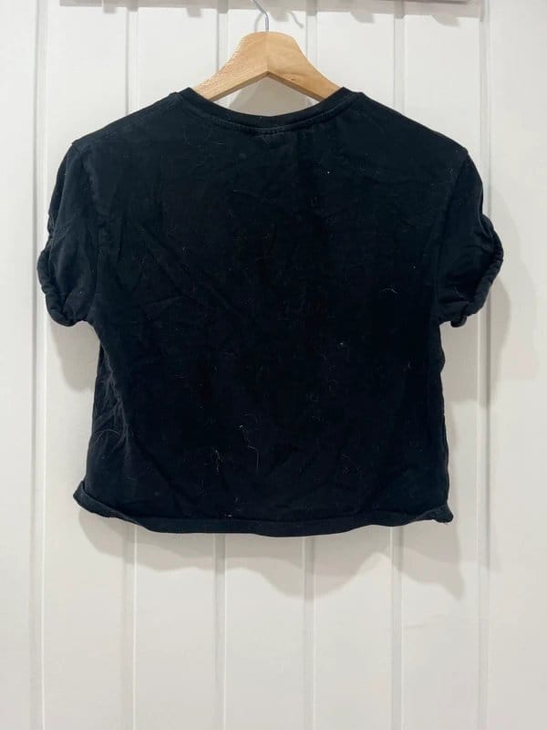 Topshop Black Embroidered Summer T-Shirt