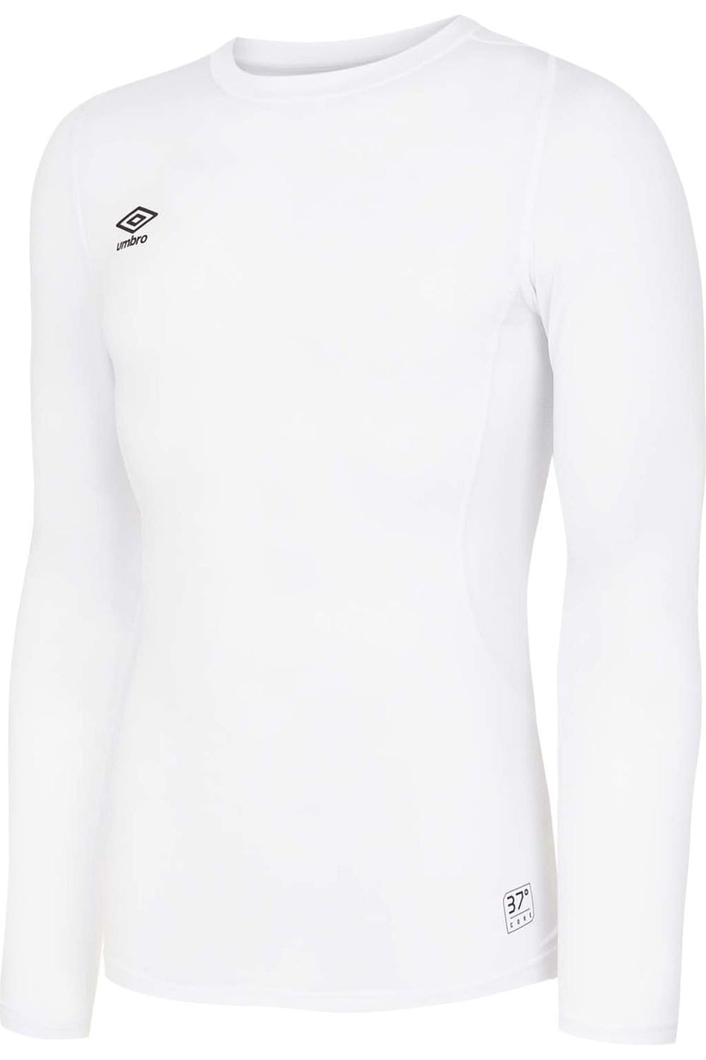 Umbro Umbro Men's Core Long-Sleeved Base Layer Top in White - 1