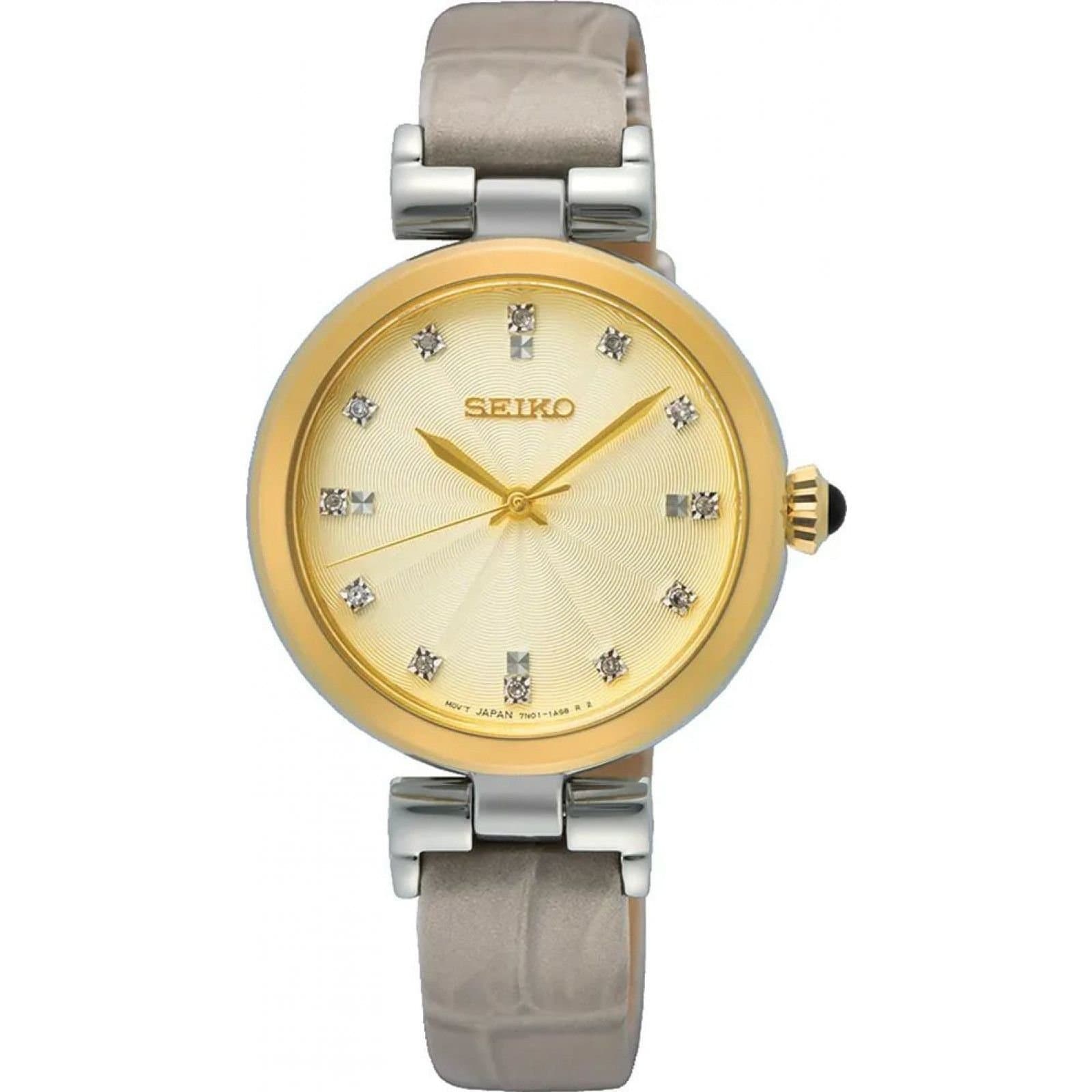 Seiko Seiko Women's SRZ546P1 Dress 30mm Quartz Watch in Grey