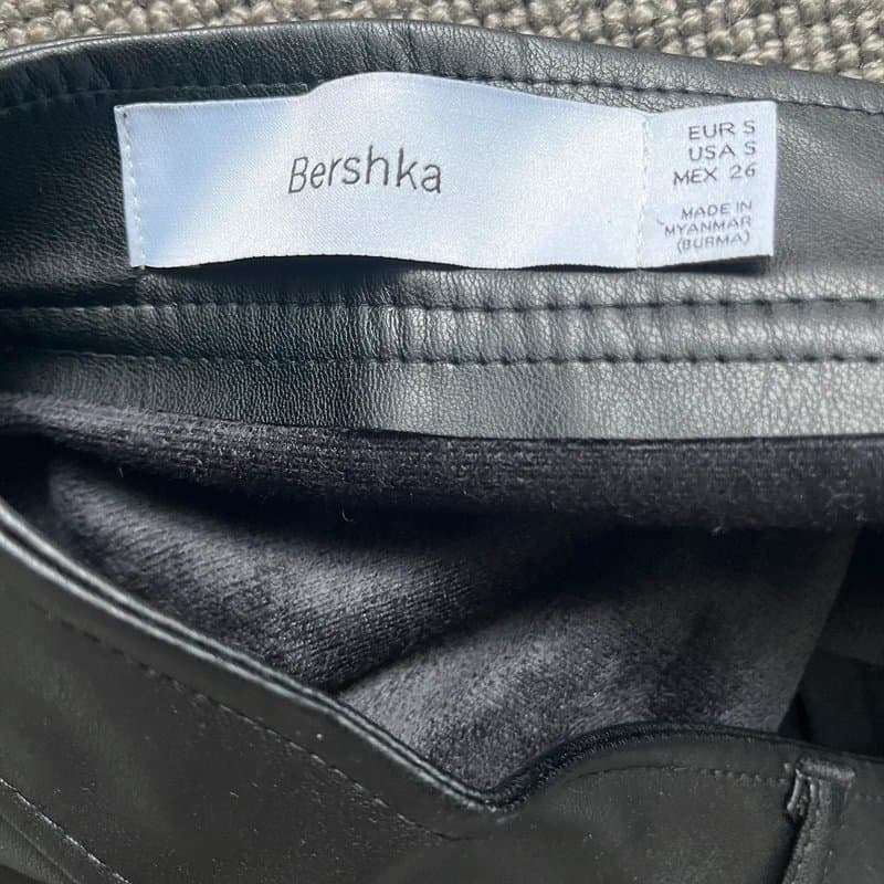 Bershka Leather Bershka mini skirt