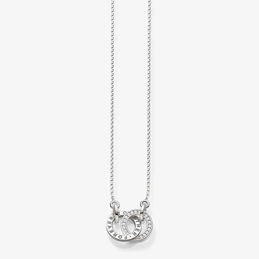 Thomas Sabo THOMAS SABO Women's Together Forever Necklace KE1488-051-14 in Silver