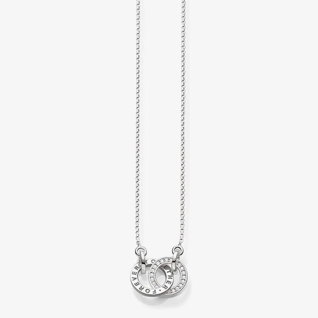 Thomas Sabo THOMAS SABO Women's Together Forever Necklace KE1488-051-14 in Silver - 2
