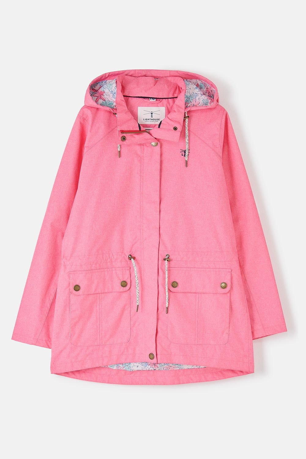 Lighthouse Clothing Lighthouse Clothing Women's Willow Waterproof Jacket in Pink - 2