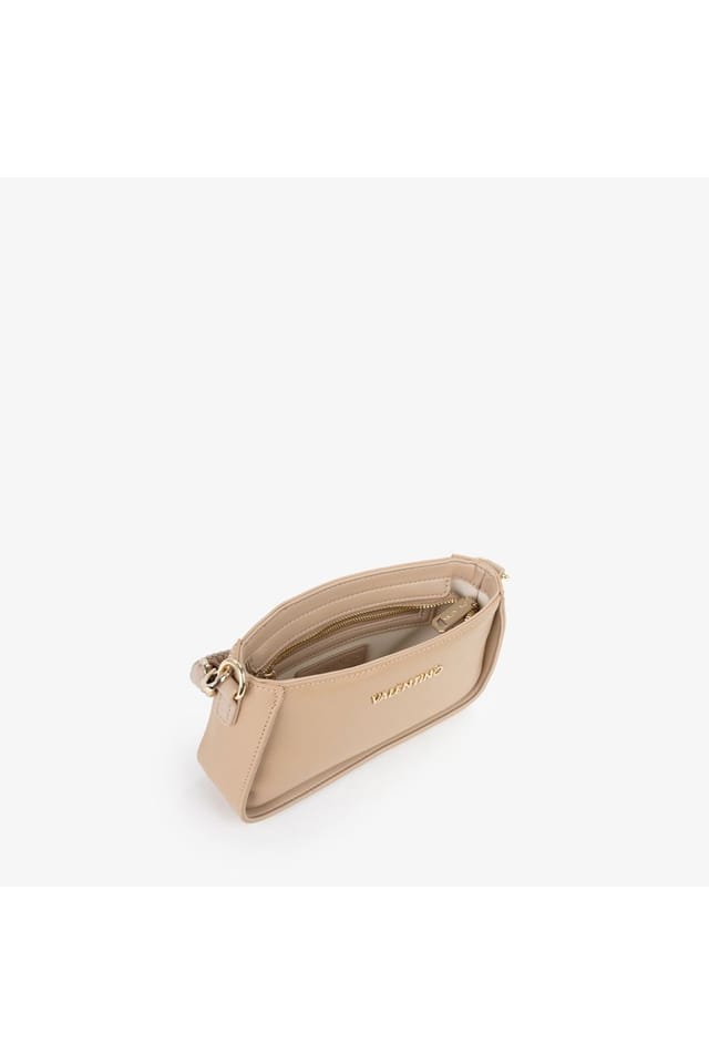 Valentino Valentino Women's Eris Shoulder Braided Handle Bag Beige - 3