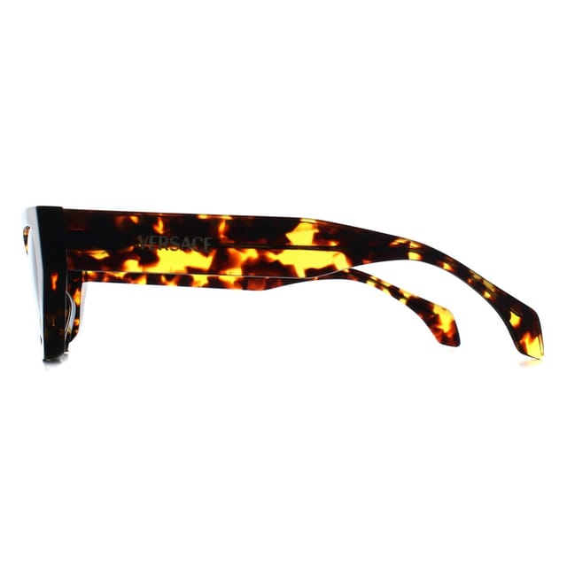 Versace Versace Women's Cat Eye Havana Dark Grey VE4488U in Brown - 3