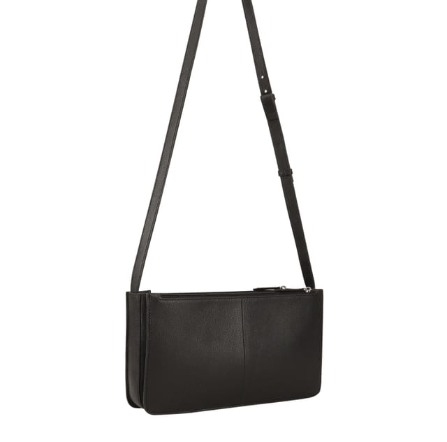 Dents Dents Women's Whitby Leather Cross Body Bag in Black - 2