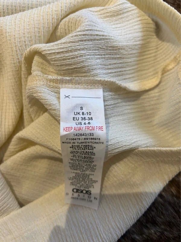 ASOS Button Halter neck Top