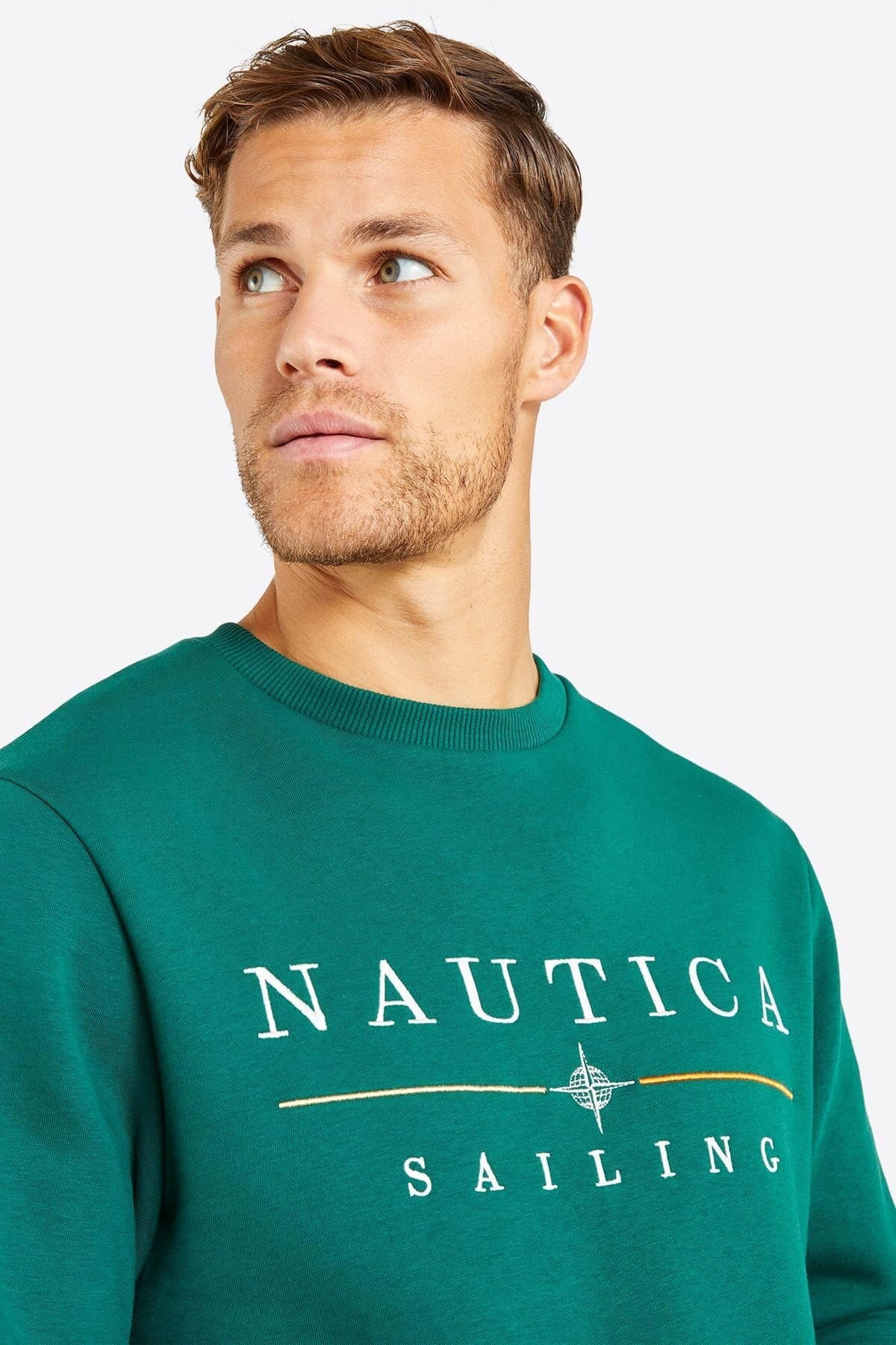 Nautica Nautica Men's 'Rolf' Sweatshirt in Dark Green - 4