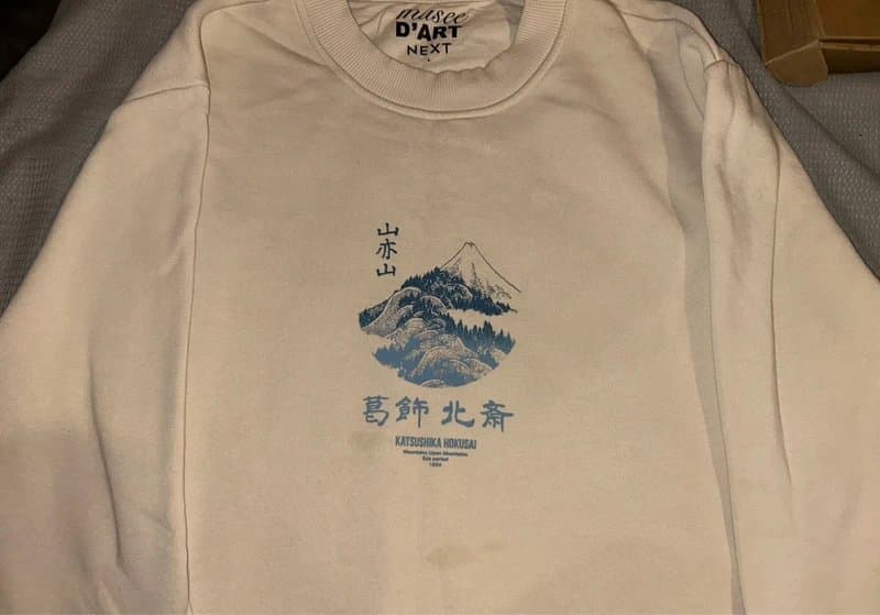 Next Next large men’s graphic sweatshirt