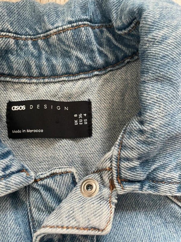 ASOS Denim Cropped denim shirt