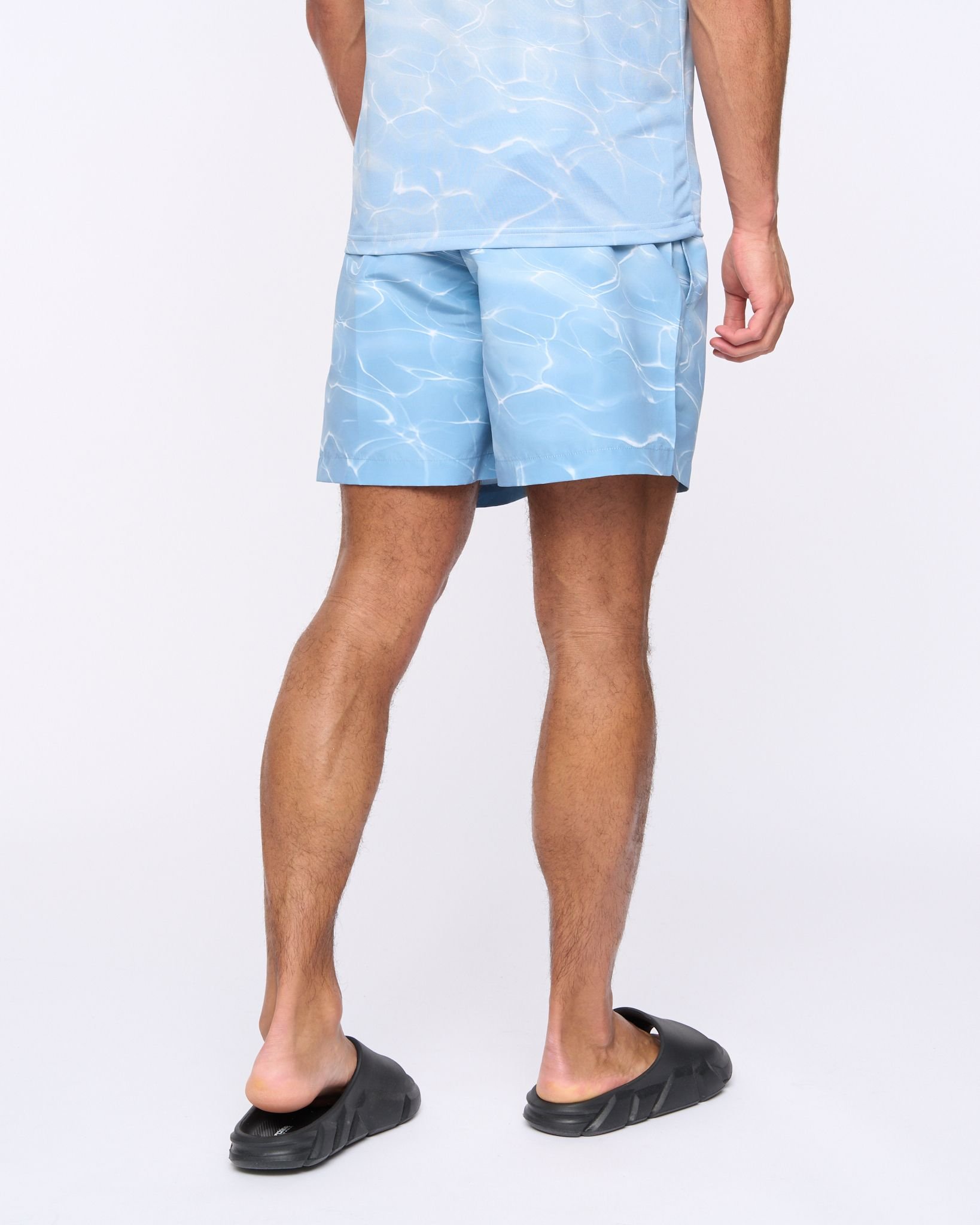 Henleys Henleys Men's Henpool Swim Shorts in Light Blue - 3