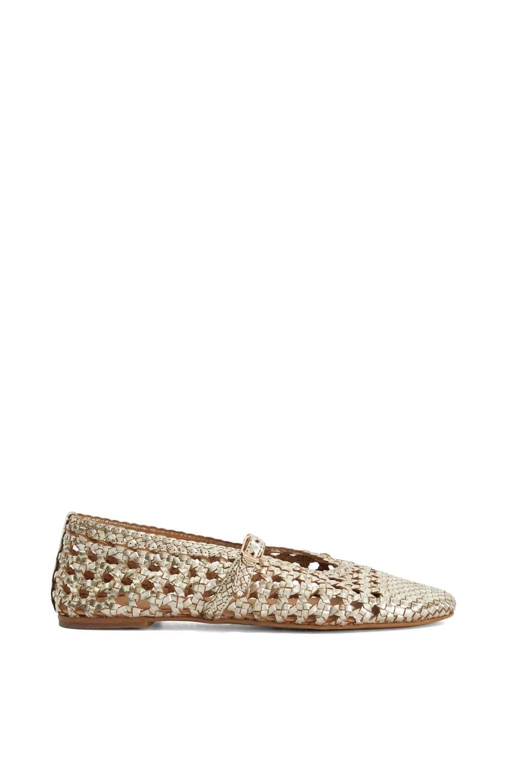 Dune London Dune London Women's 'Hazella' Leather Mary Janes in Metallics