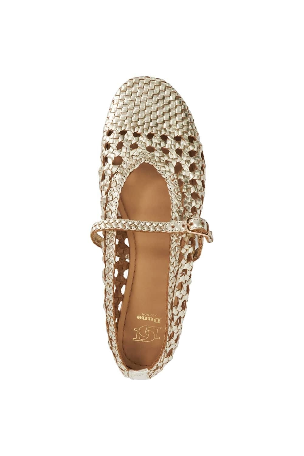 Dune London Dune London Women's 'Hazella' Leather Mary Janes in Metallics - 4