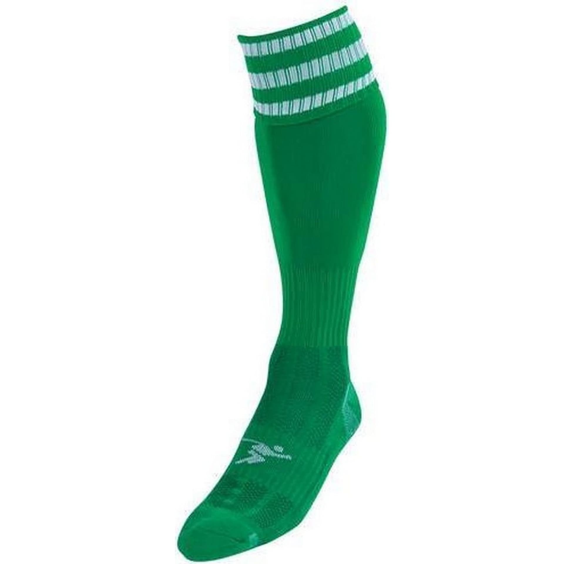 Precision Precision Men's 3 Stripe Pro Football Socks in Green