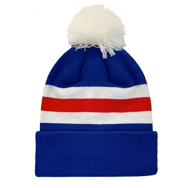 fan originals fan originals Men's Retro Hat & Scarf Set in Blue - 3