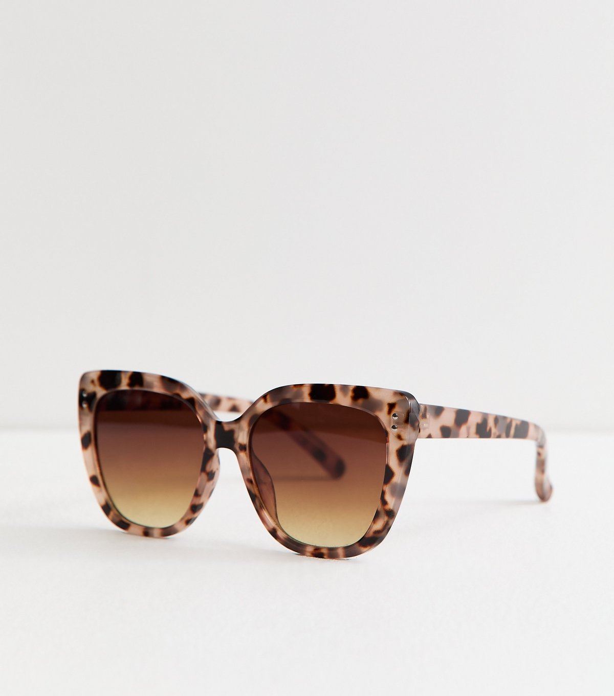 New Look Brown Tortoiseshell D-Frame Sunglasses New Look - 2