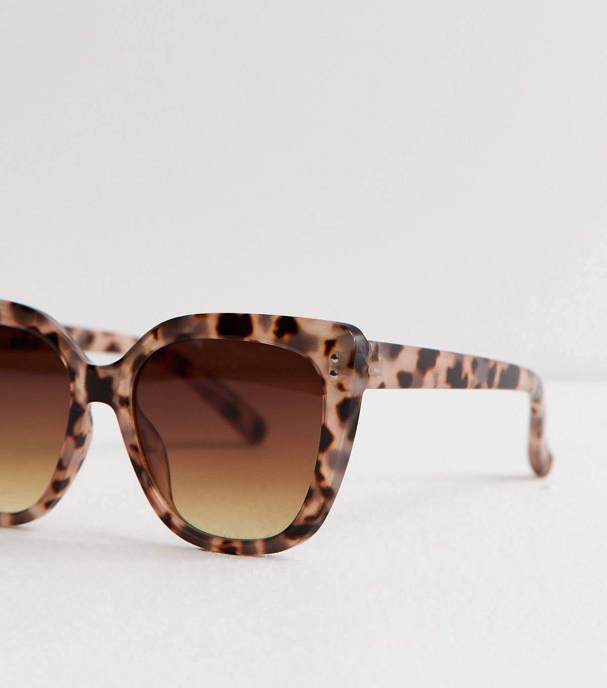 New Look Brown Tortoiseshell D-Frame Sunglasses New Look - 3