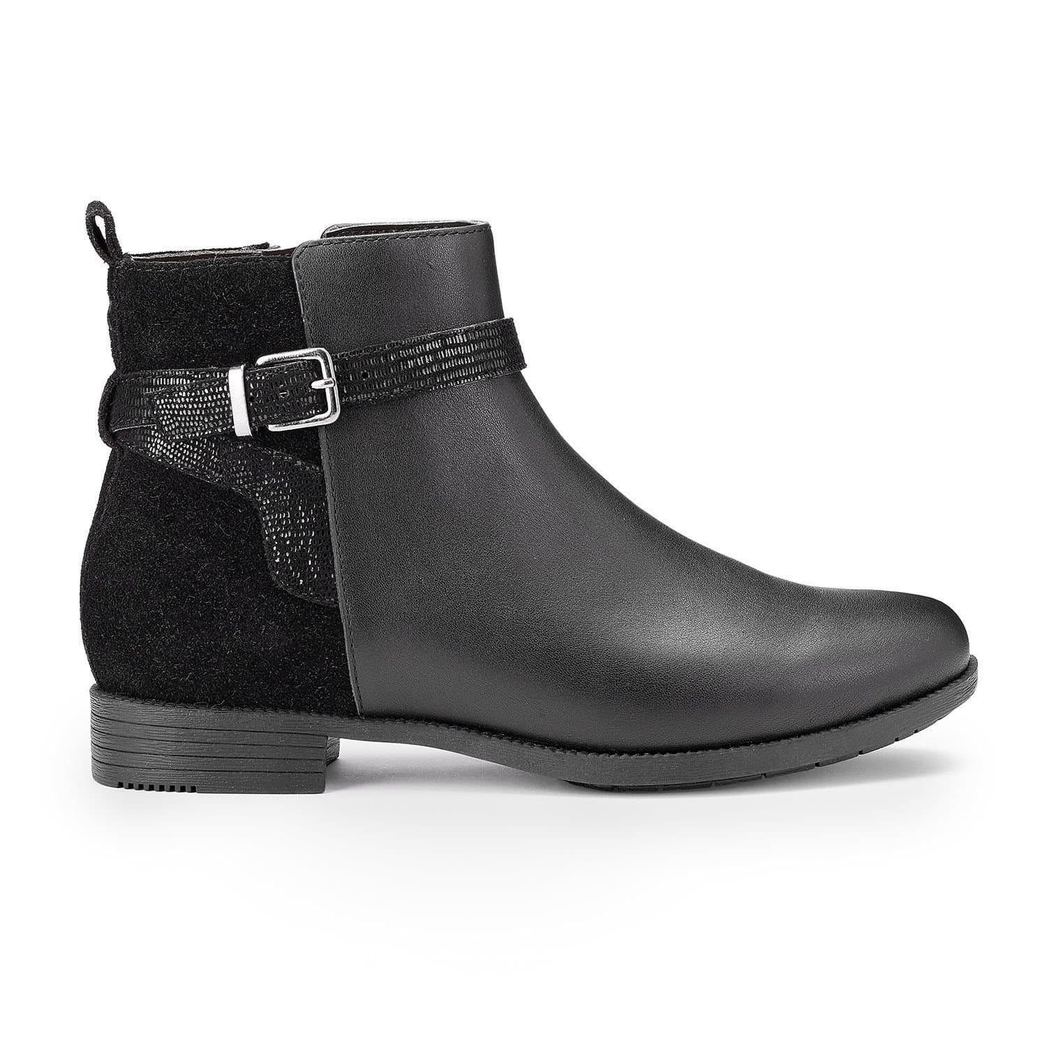 Hotter Hotter Women's Wide Fit 'Haydock' Ankle Boots in Black