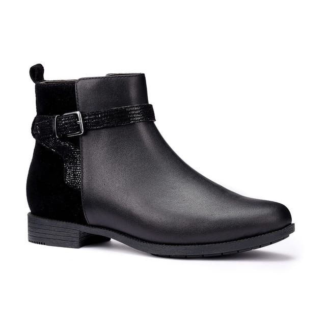 Hotter Hotter Women's Wide Fit 'Haydock' Ankle Boots in Black - 2