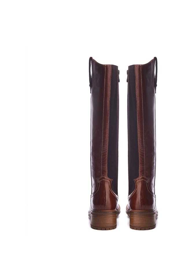Moda In Pelle Moda In Pelle Women's 'Hazay' Leather Biker Boots in Tan - 3