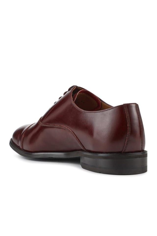 Jones Bootmaker Jones Bootmaker Men's Canterbury Blake-Stitched Oxfords in Burgundy - 3