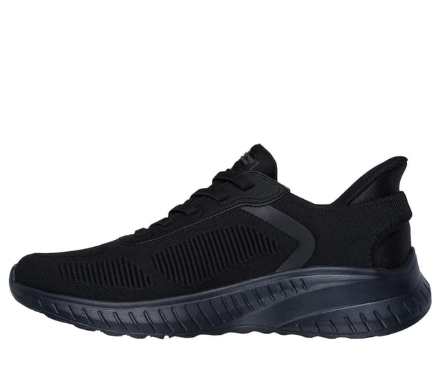 Skechers Skechers Men's Hands Free Slip-ins Shoe For Men - BOBS Sport Squad Chaos Solid Step in Black - 2