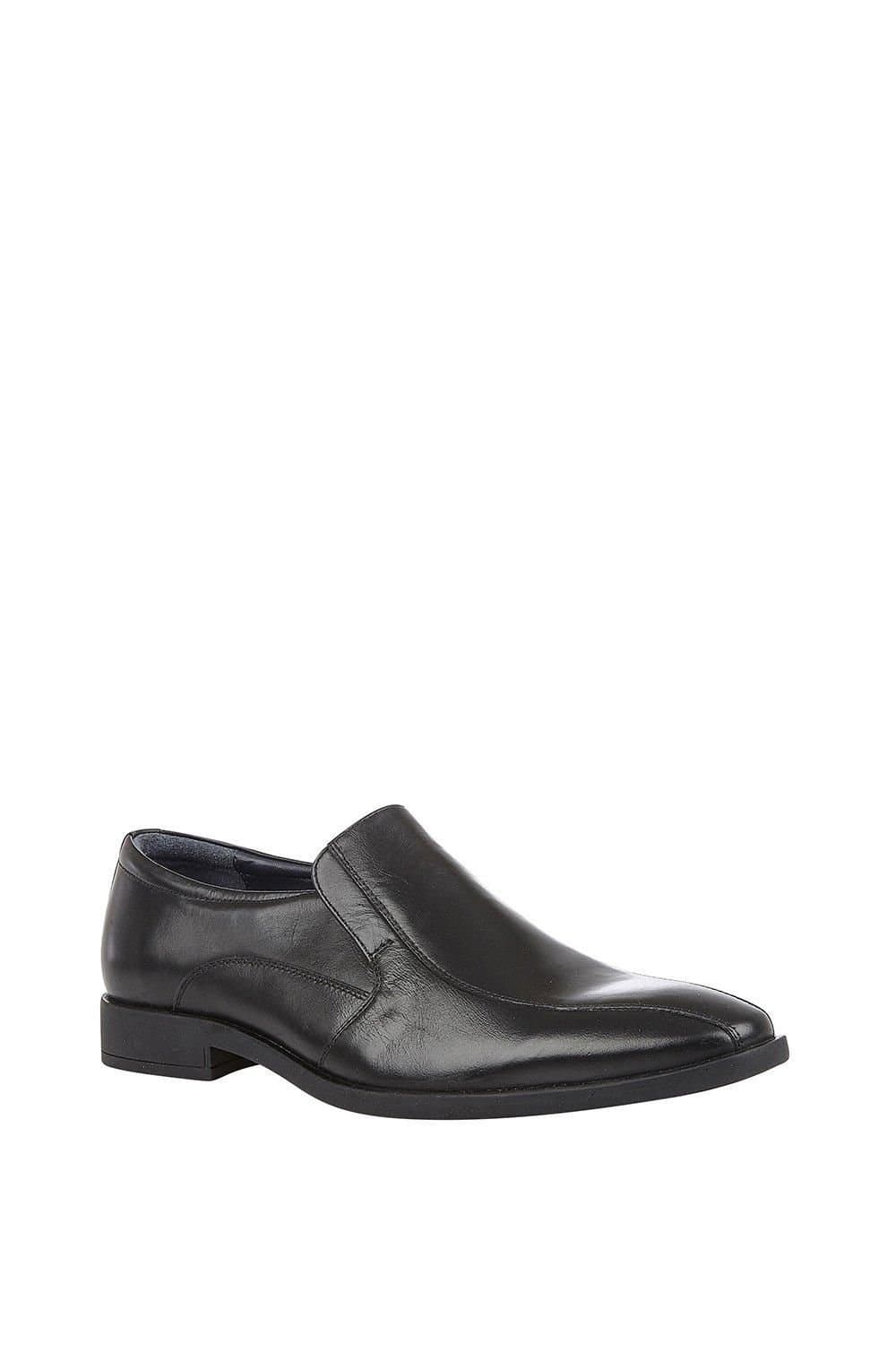 Lotus Lotus Men's Black 'Gerald' Leather Loafers