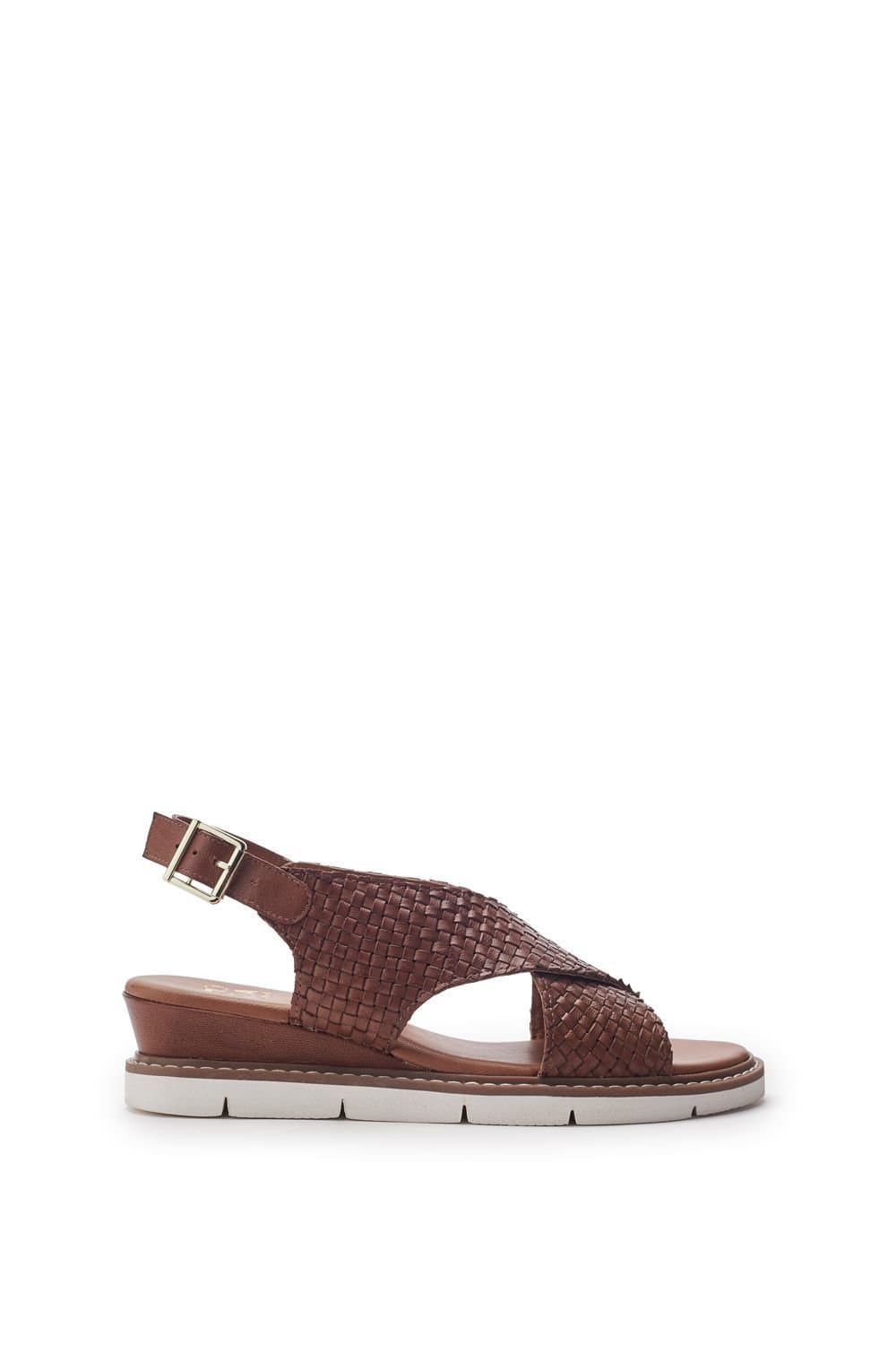 Moda In Pelle Moda In Pelle Women's 'Keela' Leather Flatforms in Tan