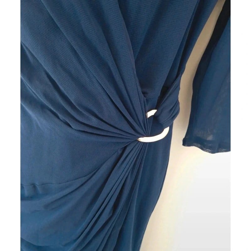 Phase Eight Phase Eight Cobalt Everleigh mesh womens evening dress UK size 18 - 1