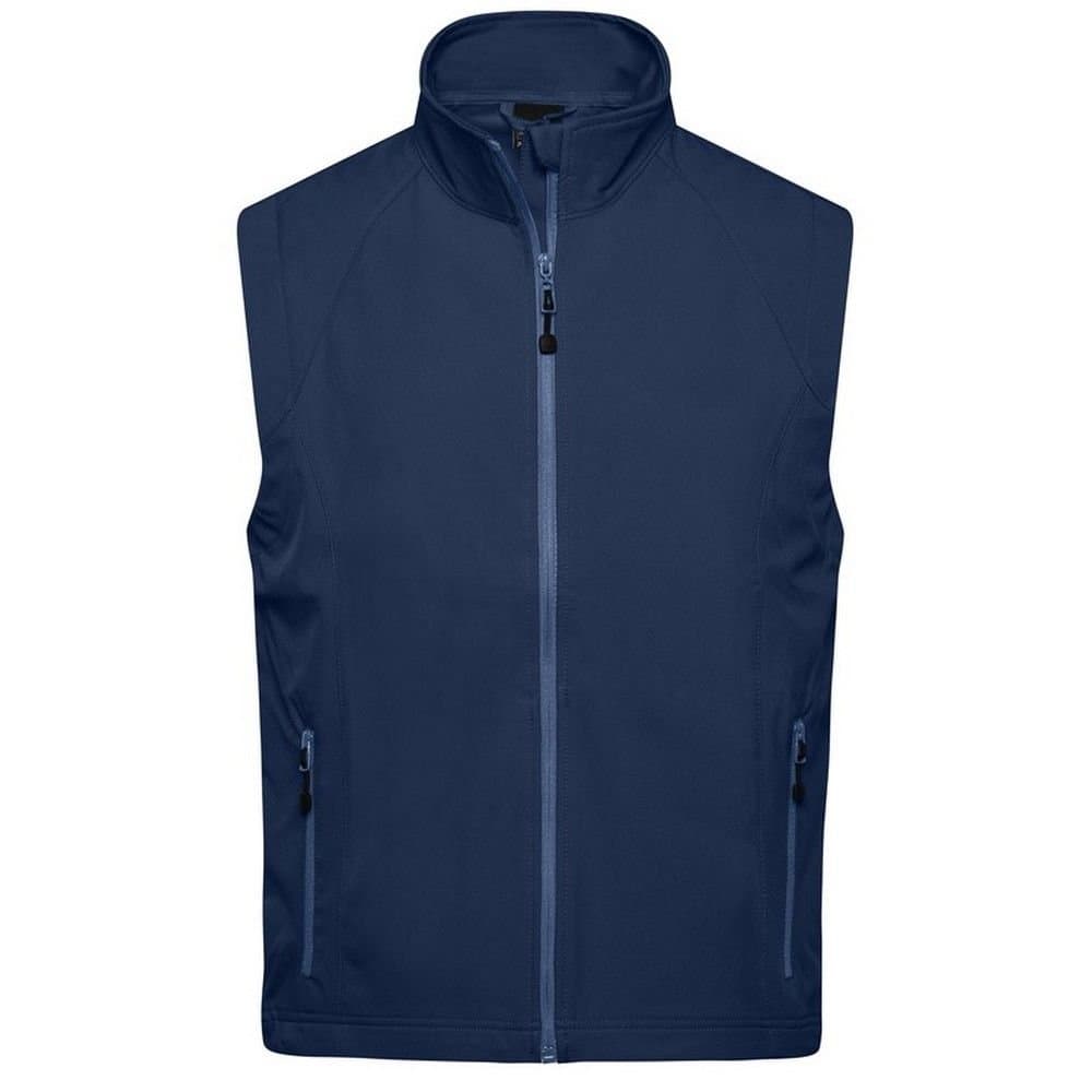 James and Nicholson James and Nicholson Men's Softshell Gilet in Navy