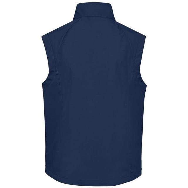 James and Nicholson James and Nicholson Men's Softshell Gilet in Navy - 2