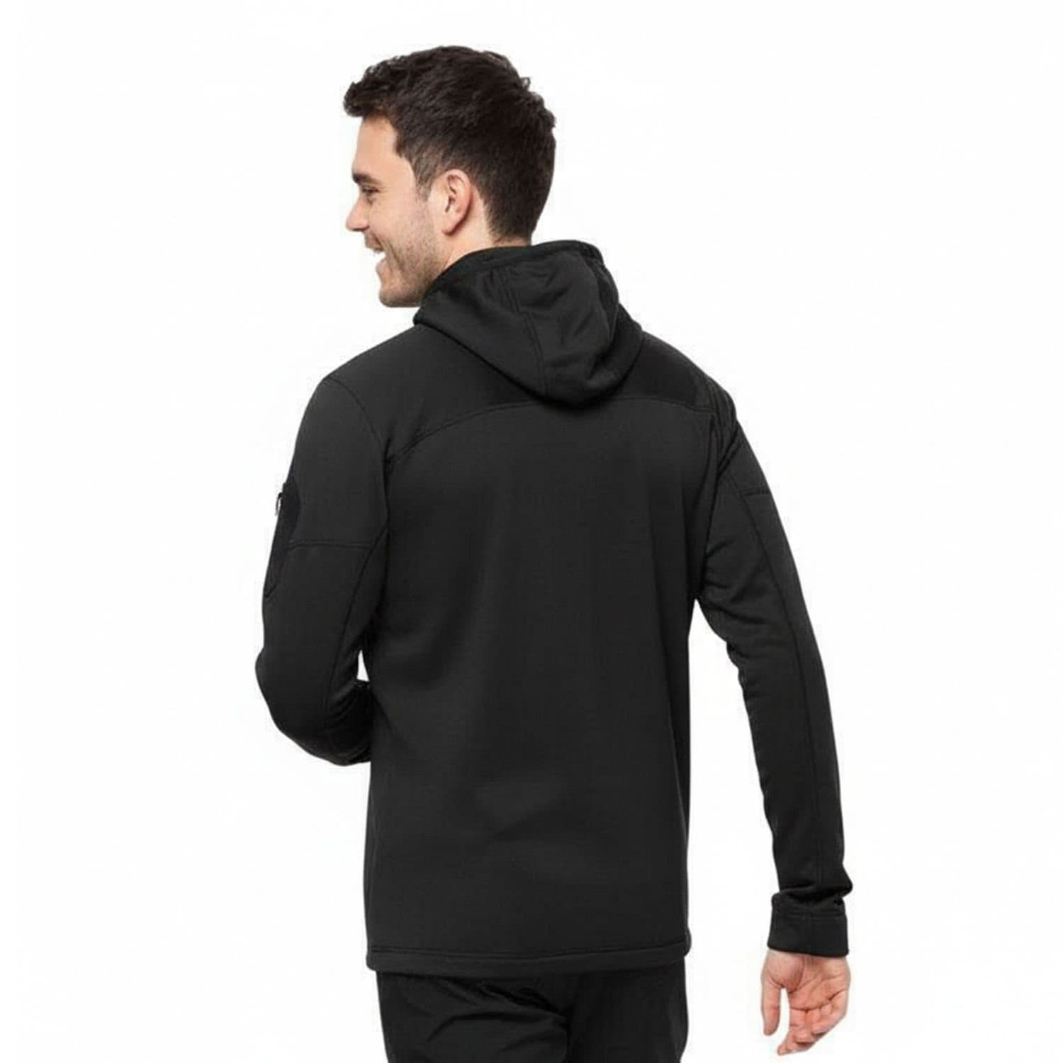Jack Wolfskin Jack Wolfskin Men's Hirschberg Full Zip Hoodie in Black