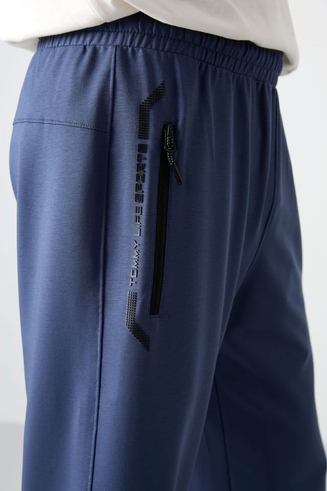 Tommy Life Tommy Life Men's Capri Cycling Shorts in Indigo - 3