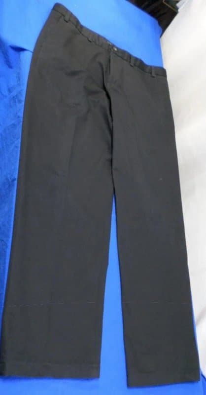Eddie Bauer Designer eddie bauer wrinkle free relaxed fit casual dress black pants men's 38