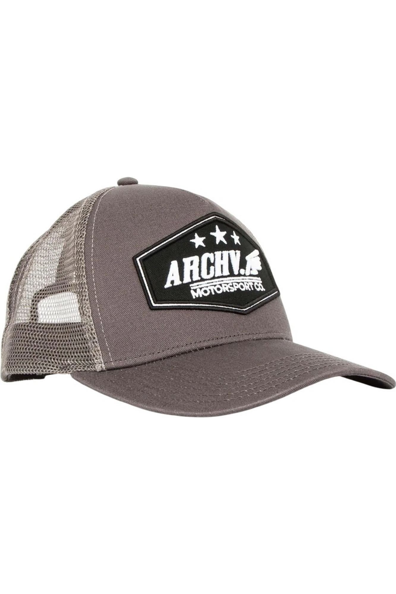 Archive Design Studios Archive Design Studios Men's Motorsport Cap in Grey