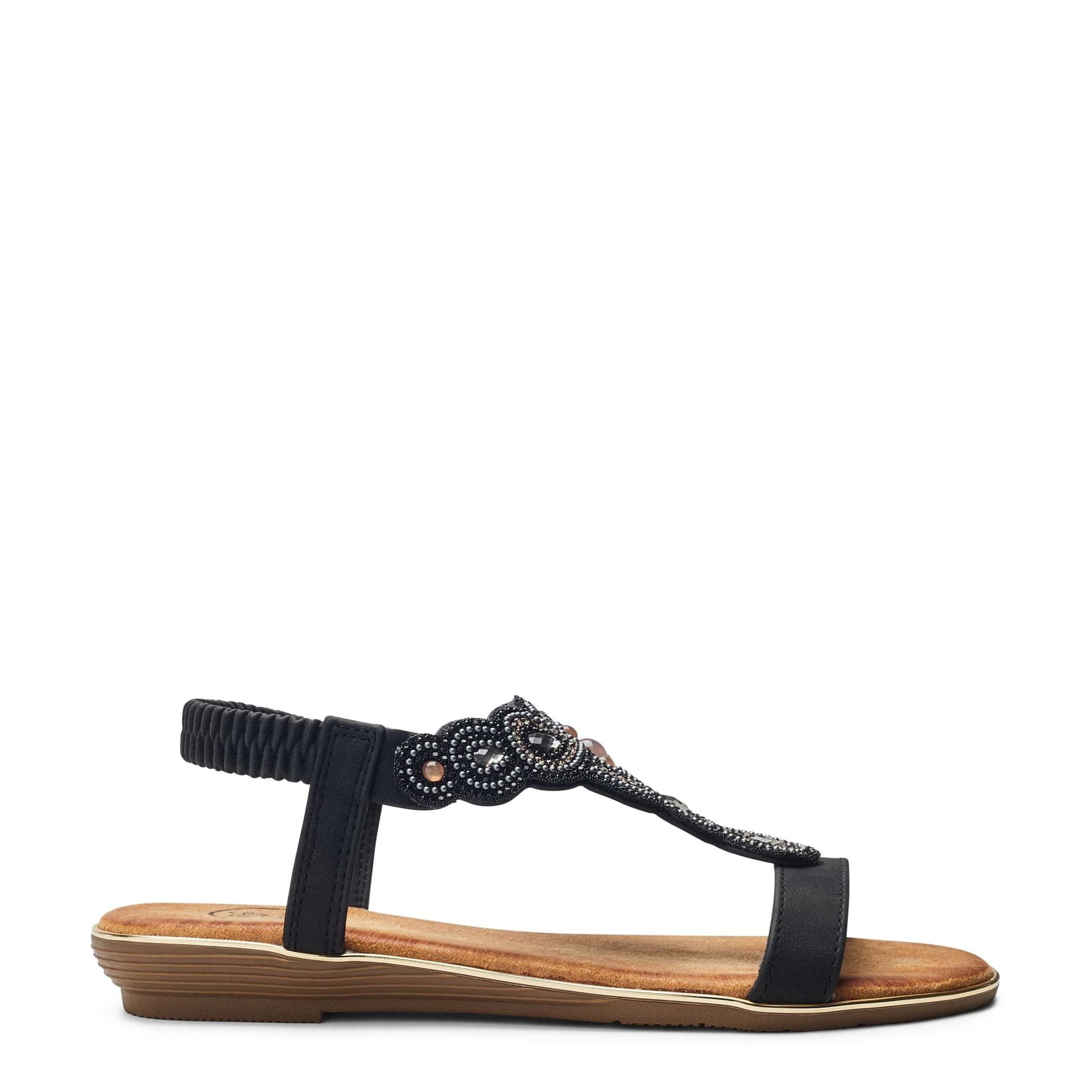 b.soleful b.soleful Women's 'Lilisha' Porvair Sandals in Black