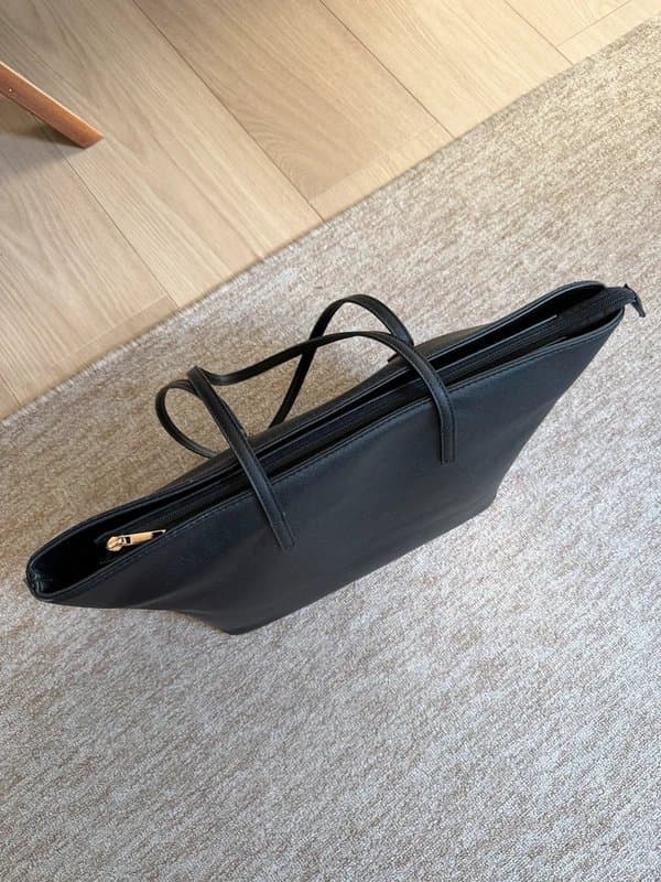 ASOS ASOS black leather-look tote bag