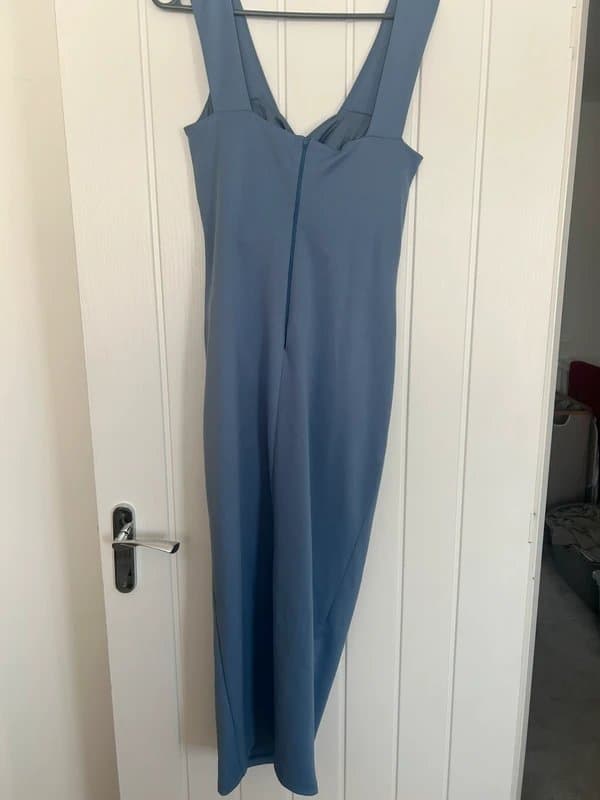 ASOS Design ASOS Design Blue Ruched Dress