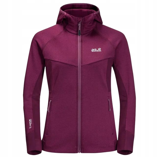Jack Wolfskin Jack Wolfskin Women's Hydro Grid Fleece Jacket in Violet - 2
