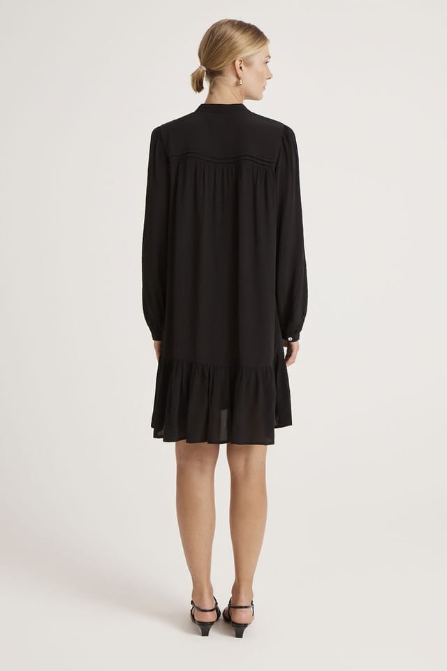 Finery London Finery London Women's Beccy Crepe Short Dress in Black - 3