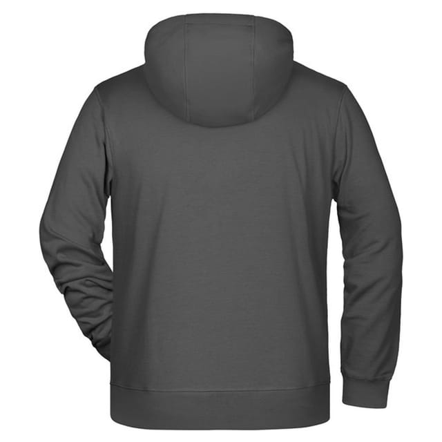 James and Nicholson James and Nicholson Men's Full Zip Hoodie in Dark Green - 2