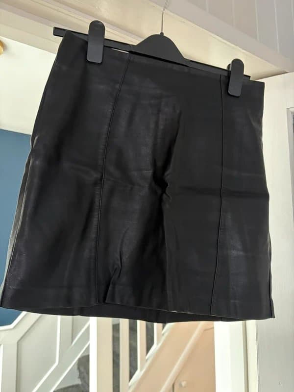 New Look NewLook Leather Look PVC Skirt Size 8