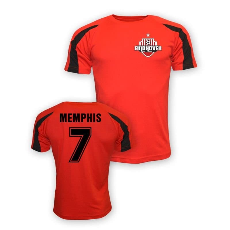 PSV Eindhoven PSV Eindhoven Men's Memphis Depay Sports Training Jersey in Red