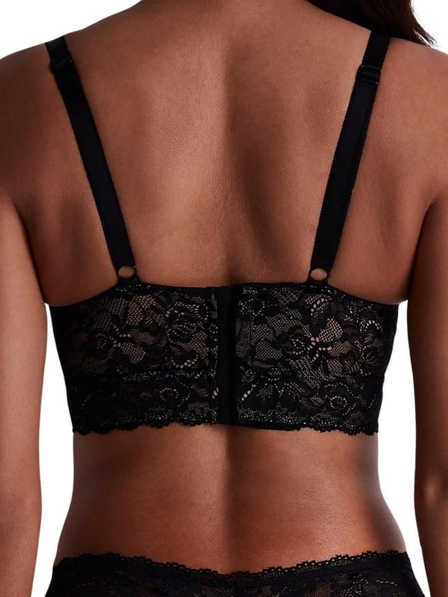Aubade Aubade Women's Rosessence Care Triangle Bralette in Black - 2