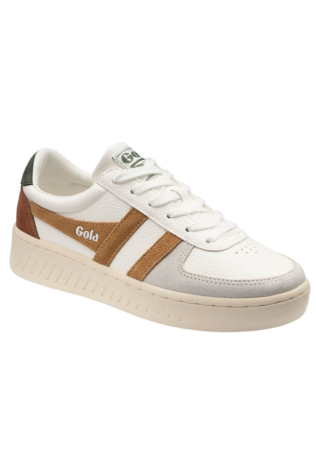 Gola Classics Gola Classics Women's 'Grandslam Trident' Lace-Up Trainers in White